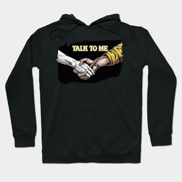 talk to me grunge Hoodie by Pixy Official